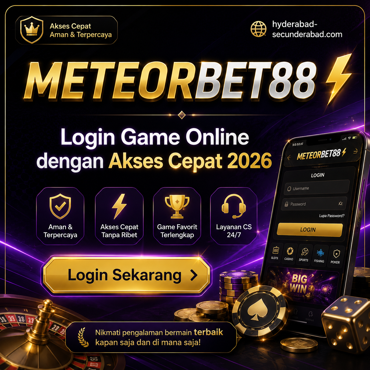 METEORBET88 login game online dengan akses cepat 2026